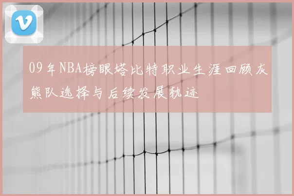 09年NBA榜眼塔比特职业生涯回顾灰熊队选择与后续发展轨迹